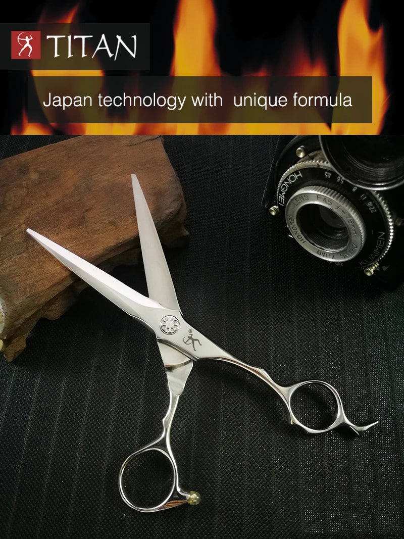 Hikari Titan Professional Japanese Hair Scissors – VG10 Steel Handmade Cutting & Thinning Shears