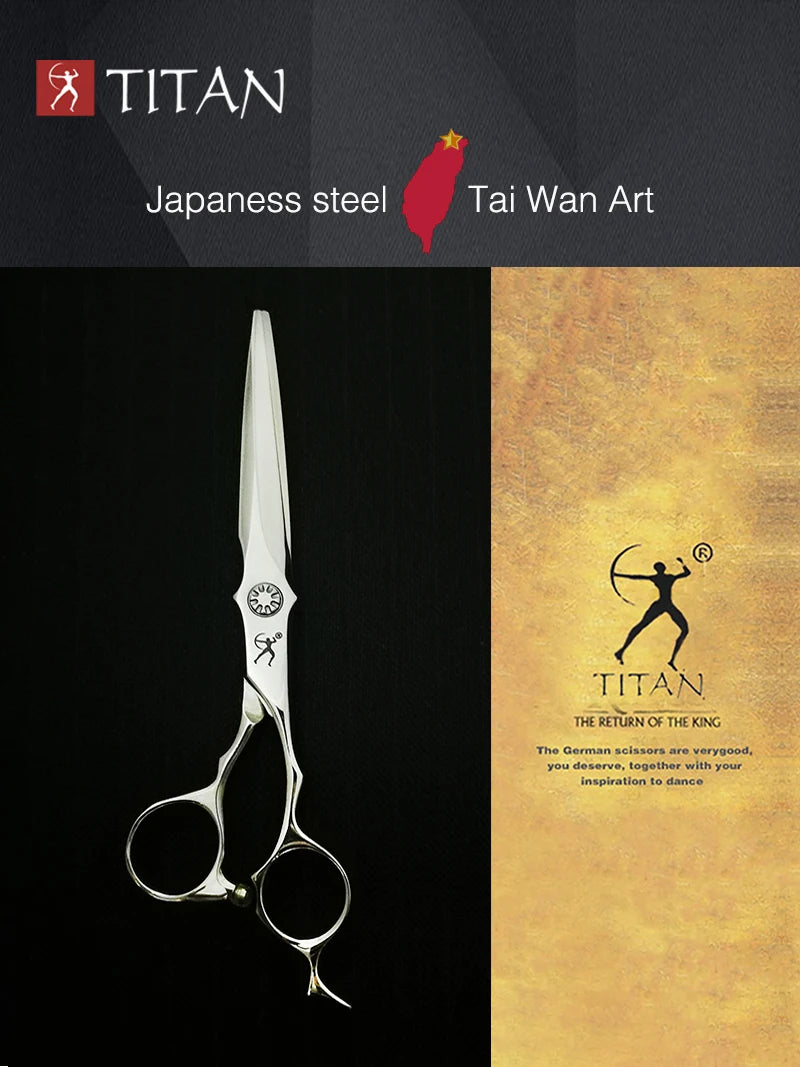 Hikari Titan Professional Japanese Hair Scissors – VG10 Steel Handmade Cutting & Thinning Shears