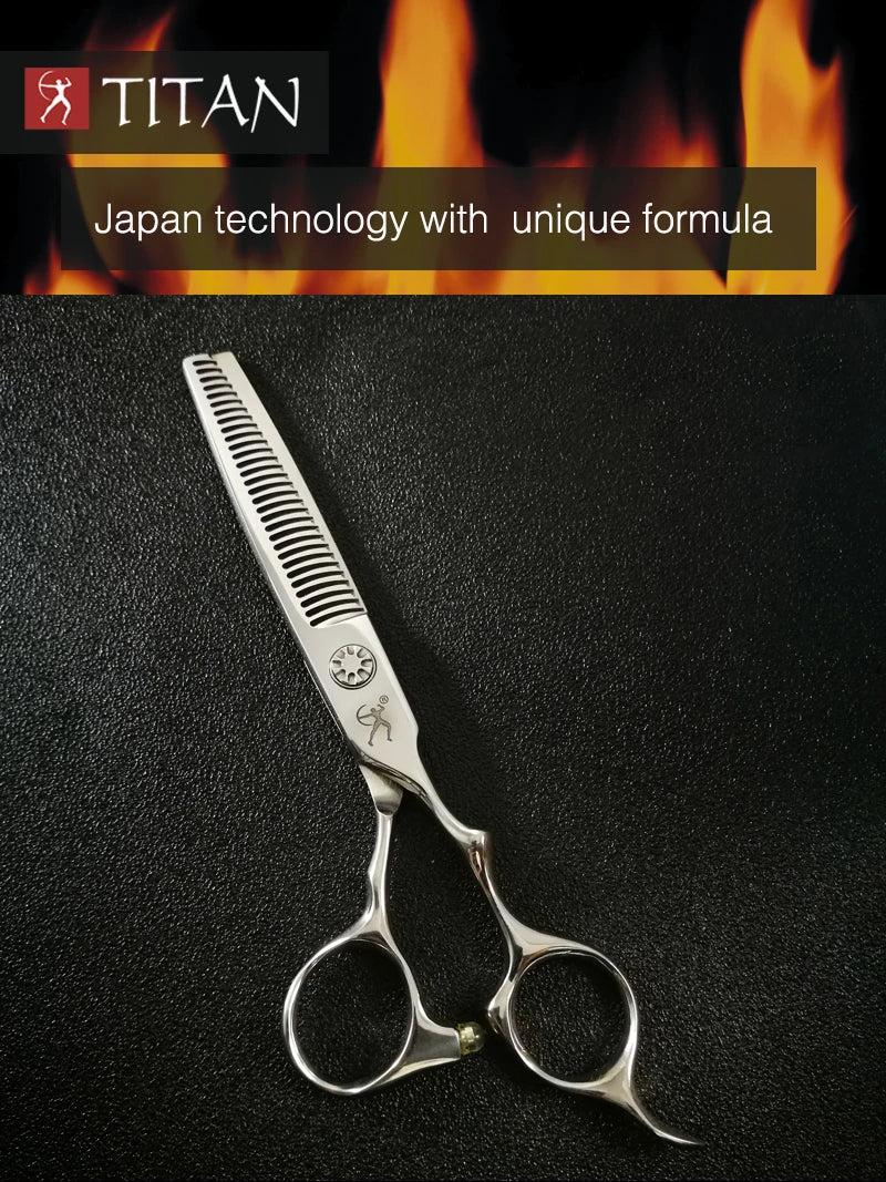 Hikari Titan Professional Japanese Hair Scissors – VG10 Steel Handmade Cutting & Thinning Shears