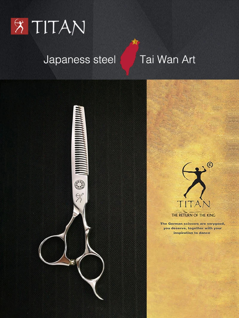 Hikari Titan Professional Japanese Hair Scissors – VG10 Steel Handmade Cutting & Thinning Shears