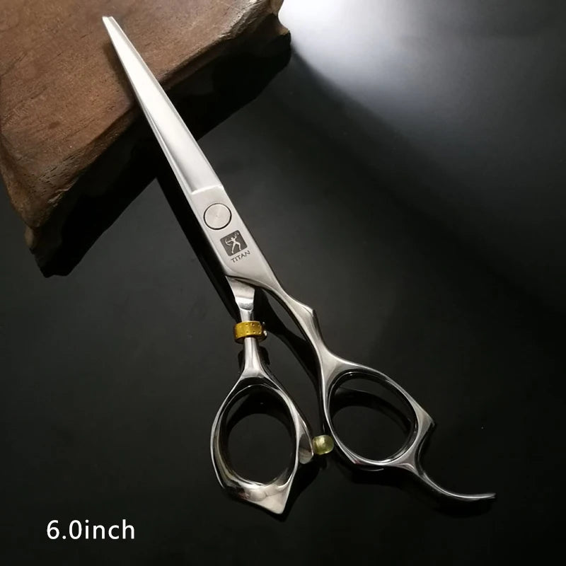 Hikari Titan Professional Japanese Hair Scissors – 440C Steel Cutting & Thinning Shears, 5.0–6.5”