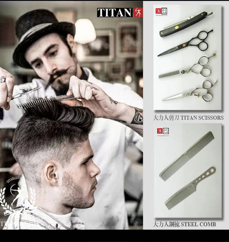 Hikari Titan Professional Japanese Hair Scissors – VG10 Steel Handmade Cutting & Thinning Shears