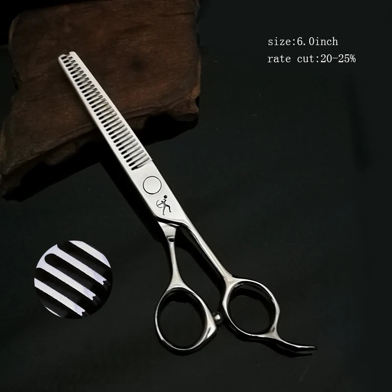 Hikari Titan Professional Japanese Hair Scissors – 440C Steel Cutting & Thinning Shears, 5.5–6.5”