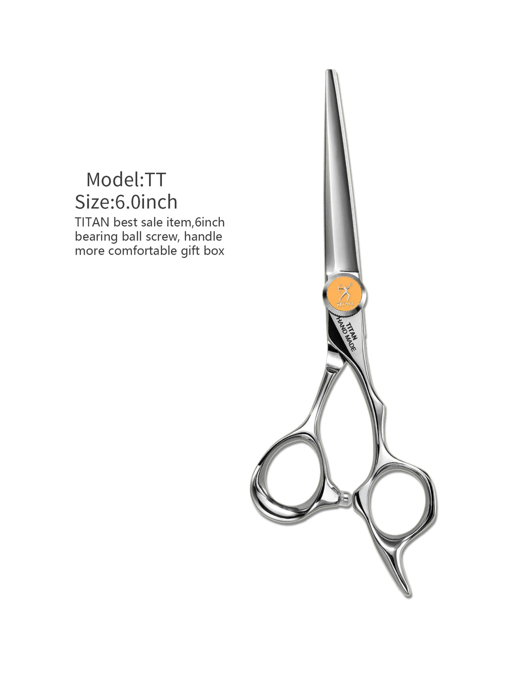 Hikari Titan Professional Japanese Hair Scissors – 440C Steel Cutting & Thinning Shears