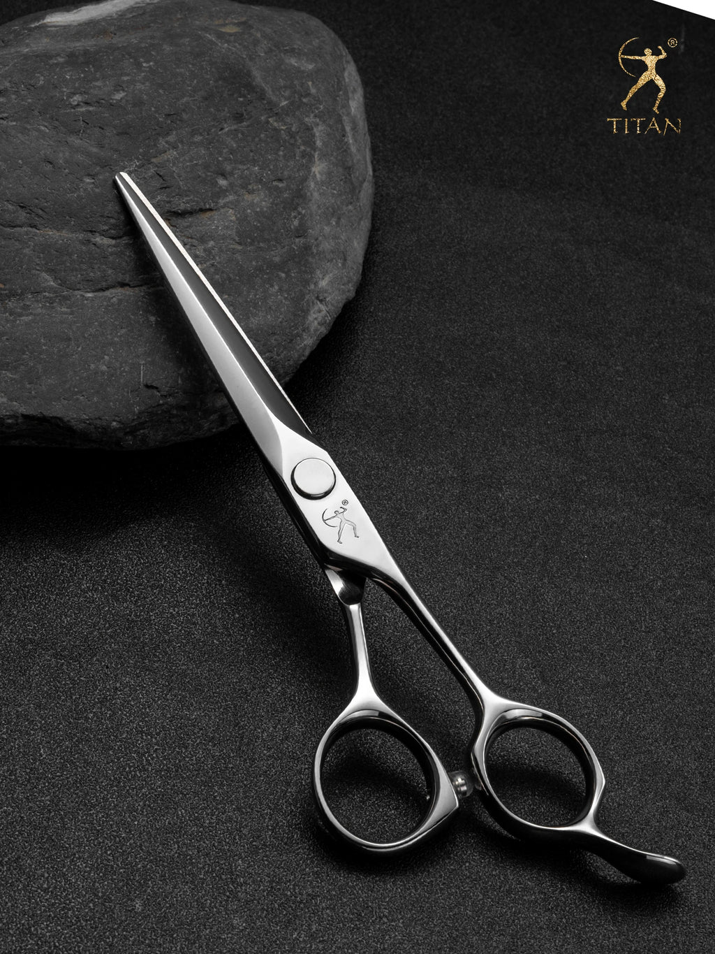 Hikari Titan Professional Japanese Hair Scissors – 440C Steel Cutting & Thinning Shears, 5.5–6.5”