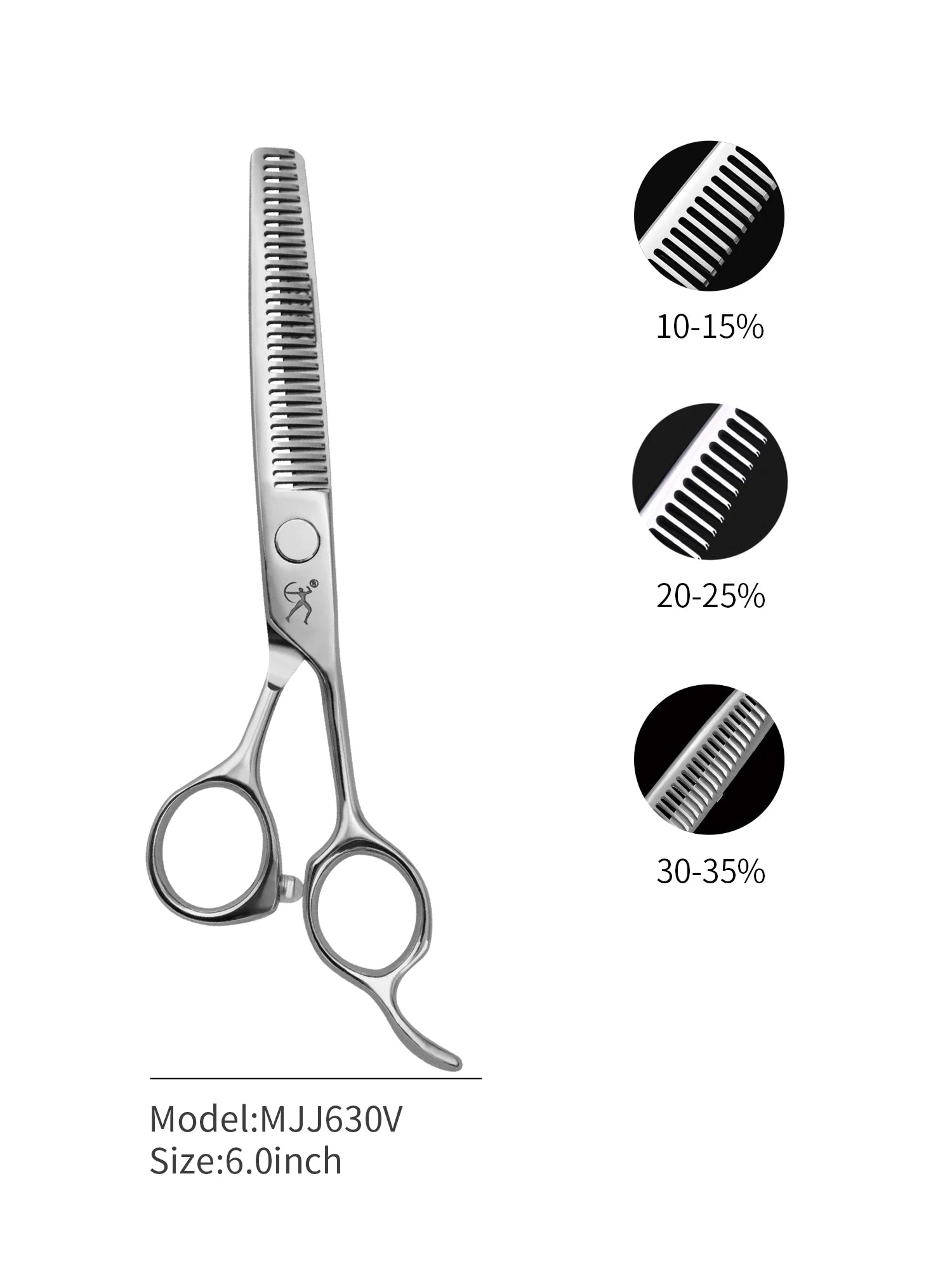 Hikari Titan Professional Japanese Hair Scissors – 440C Steel Cutting & Thinning Shears, 5.5–6.5”