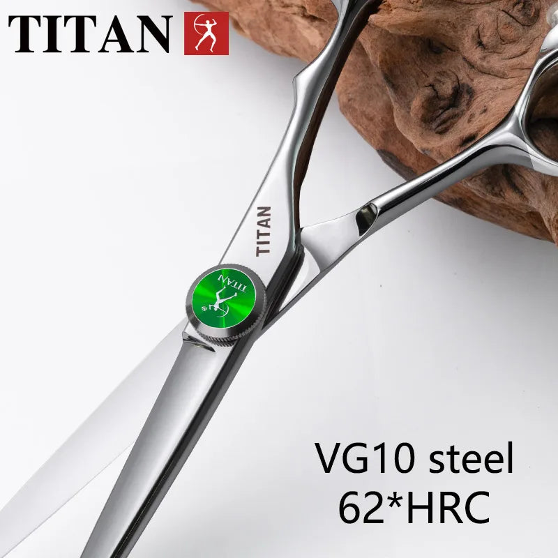 Hikari Titan Professional Japanese Hair Scissors – VG10 Steel Cutting & Thinning Shears, 5.5–6.5”
