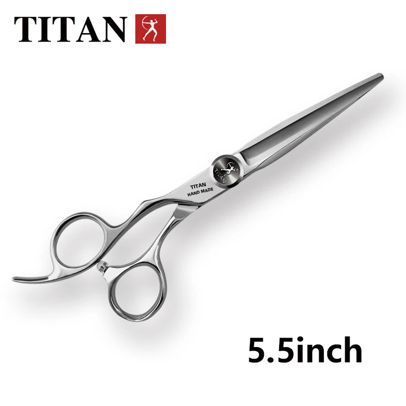 Hikari Titan Professional Japanese Scissors – Left-Handed Cutting & Thinning Shears