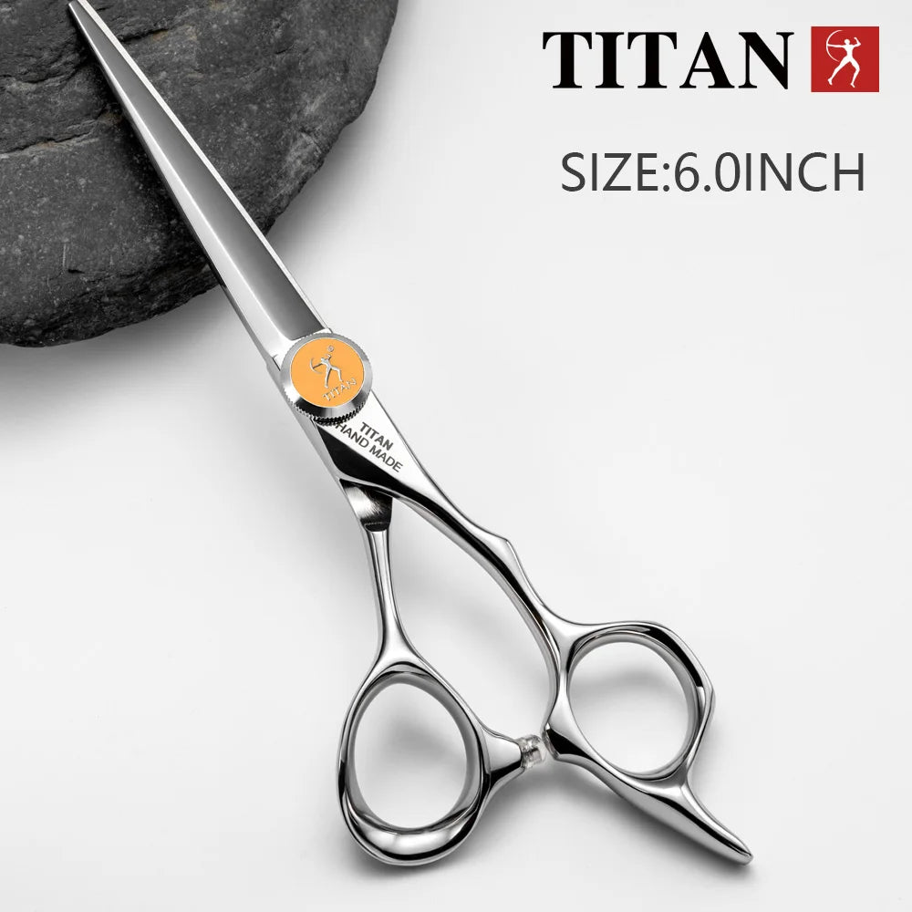 Hikari Titan Professional Japanese Hair Scissors – 440C Steel Cutting & Thinning Shears