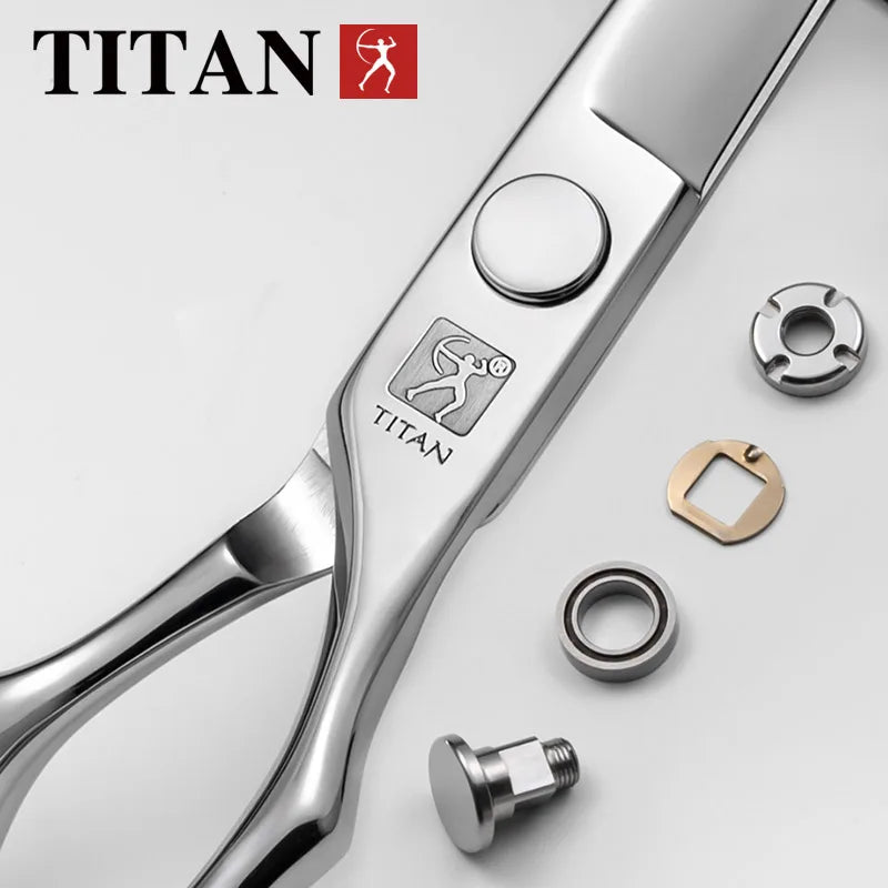 Hikari Titan Professional Japanese Hair Scissors – 440C Steel Cutting & Thinning Shears, 5.0–6.5”