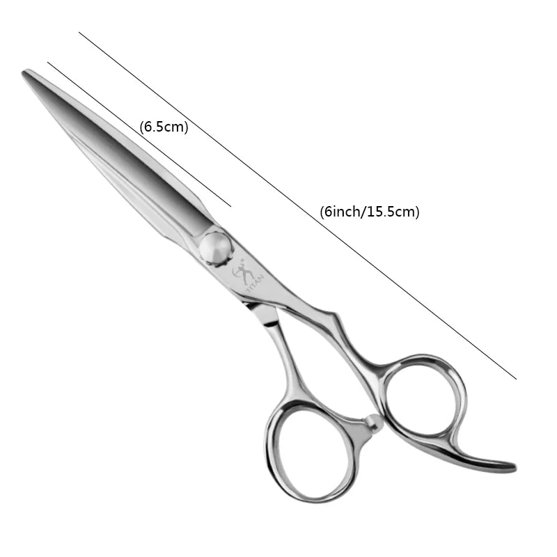 TITAN Professional Barber Scissors Cutting Scissors Hairdressing Shears Salon Scissors JAPAN ATS314 Steel