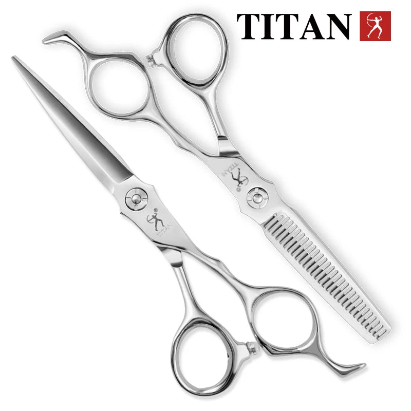 Hikari Titan Professional Japanese Hair Scissors – 6.0” Cutting & Thinning Shears