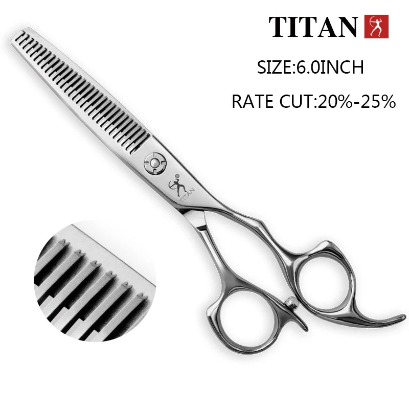 Hikari Titan Professional Japanese Hair Scissors – Cutting & Thinning Shears for Barbers & Hairdressers