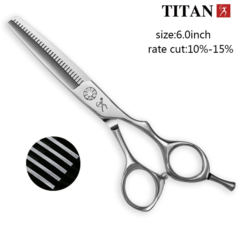 Hikari Titan Japanese VG10 Professional 6.0” Hair Thinning Scissors