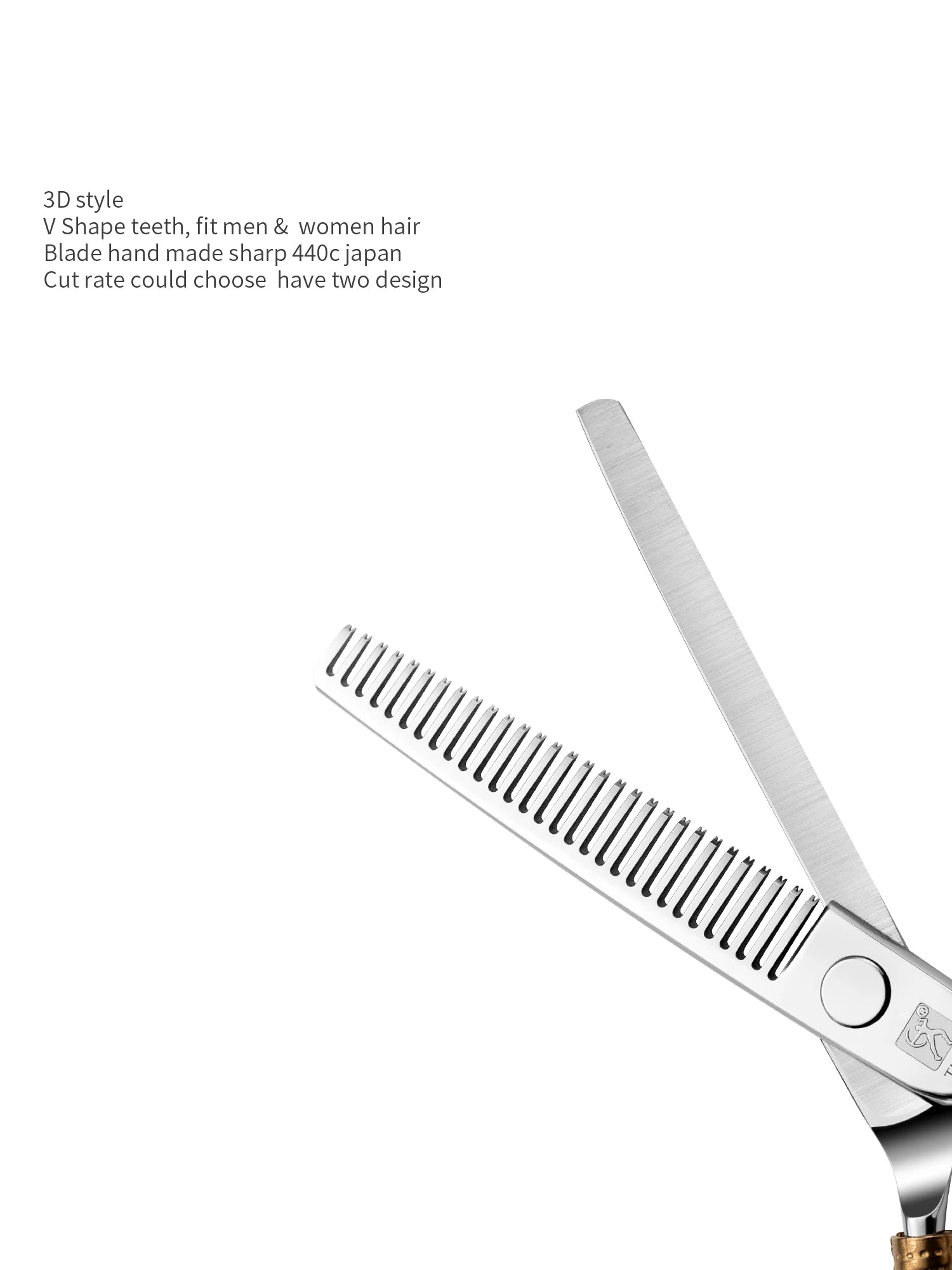 Hikari Titan Professional Japanese Hair Scissors – 440C Steel Cutting & Thinning Shears, 5.0–6.5”