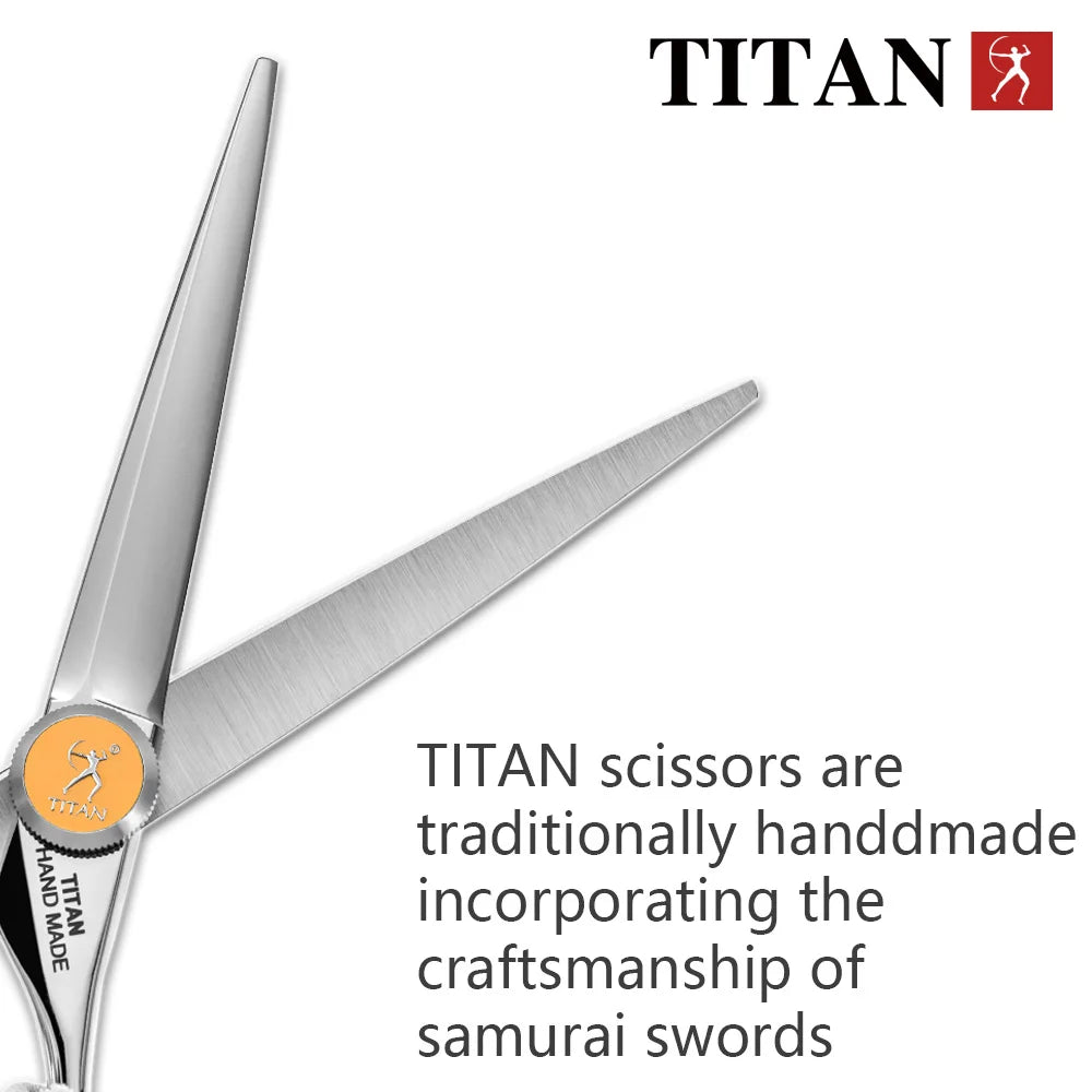 Hikari Titan Professional Japanese Hair Scissors – 440C Steel Cutting & Thinning Shears