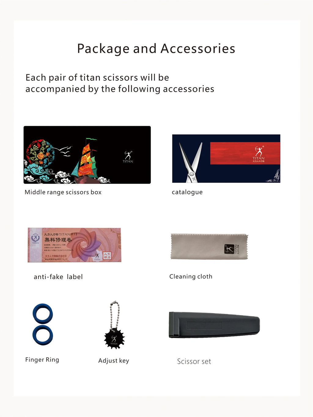 Hikari Titan Professional Japanese Hair Scissors – 440C Steel Cutting & Thinning Shears