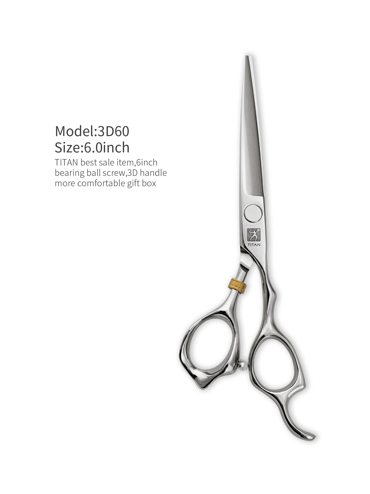 Hikari Titan Professional Japanese Hair Scissors – 440C Steel Cutting & Thinning Shears, 5.0–6.5”