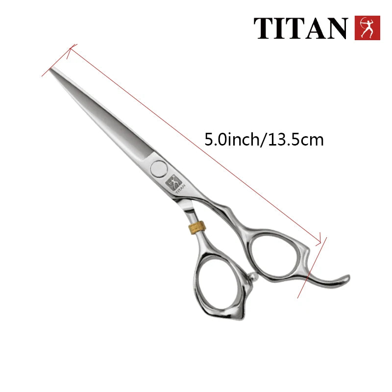 Hikari Titan Professional Japanese Hair Scissors – 440C Steel Cutting & Thinning Shears, 5.0–6.5”