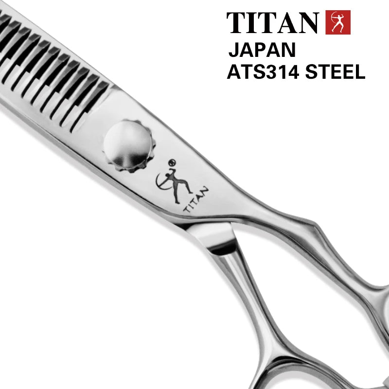 TITAN professional hairdresser barber tools salon hair cutting thinning shears 6inch hair scissors