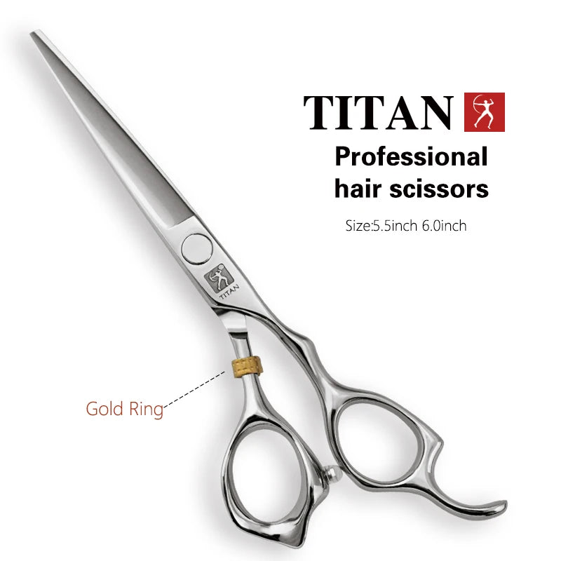 Hikari Titan 3D Professional Japanese Hair Scissors – Cutting & Thinning Shears for Barbers & Hairdressers
