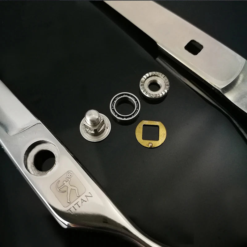 Hikari Titan Professional Japanese Hair Scissors – 440C Steel Cutting & Thinning Shears, 5.0–6.5”