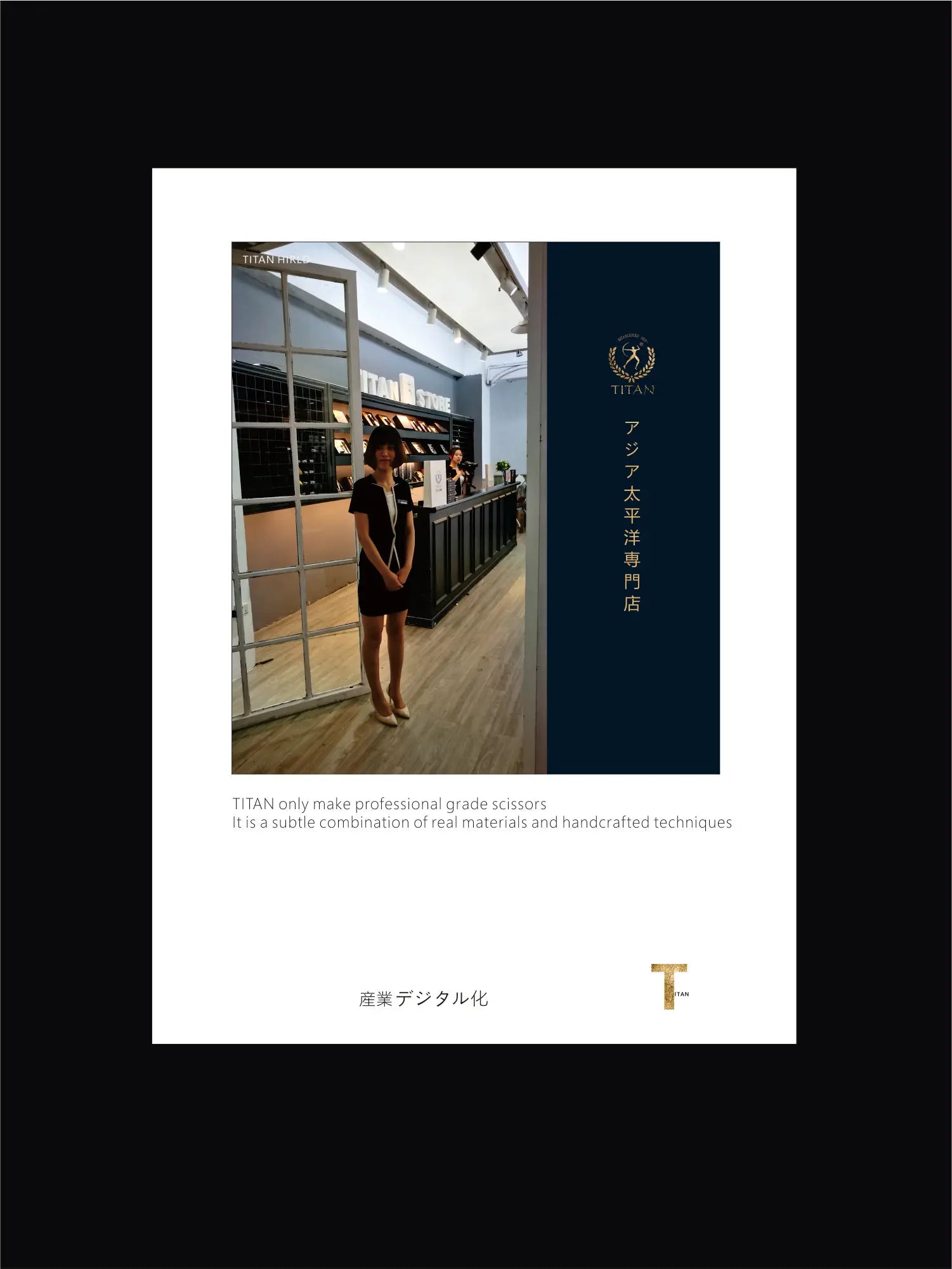 Hikari Titan Professional Japanese Hair Scissors – 440C Steel Cutting & Thinning Shears