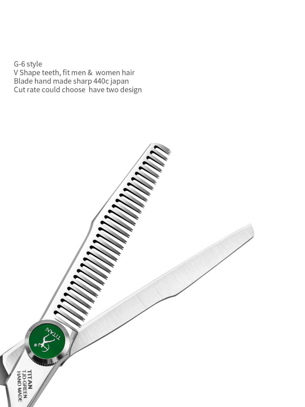 Hikari Titan Professional Japanese Hair Scissors – 6.0” Cutting & Thinning Shears