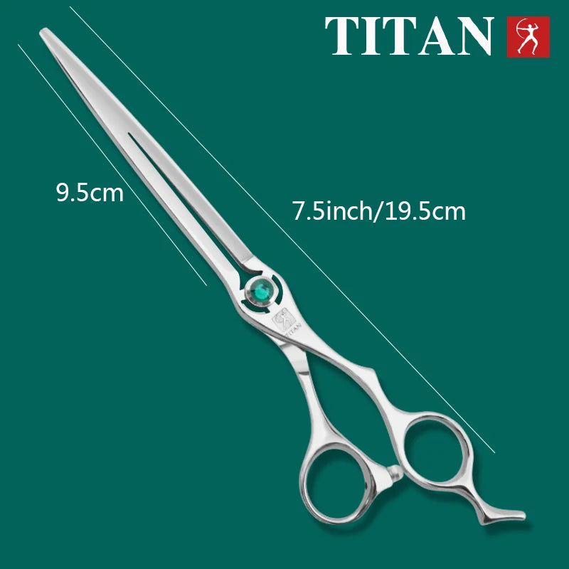 Hikari Titan Professional Japanese Pet Grooming Scissors – 7.0–7.5” Cutting Shears