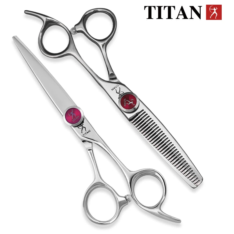 TITAN professional barber scissors hairdressing cut hair shear high-end vg10 steel 6inch