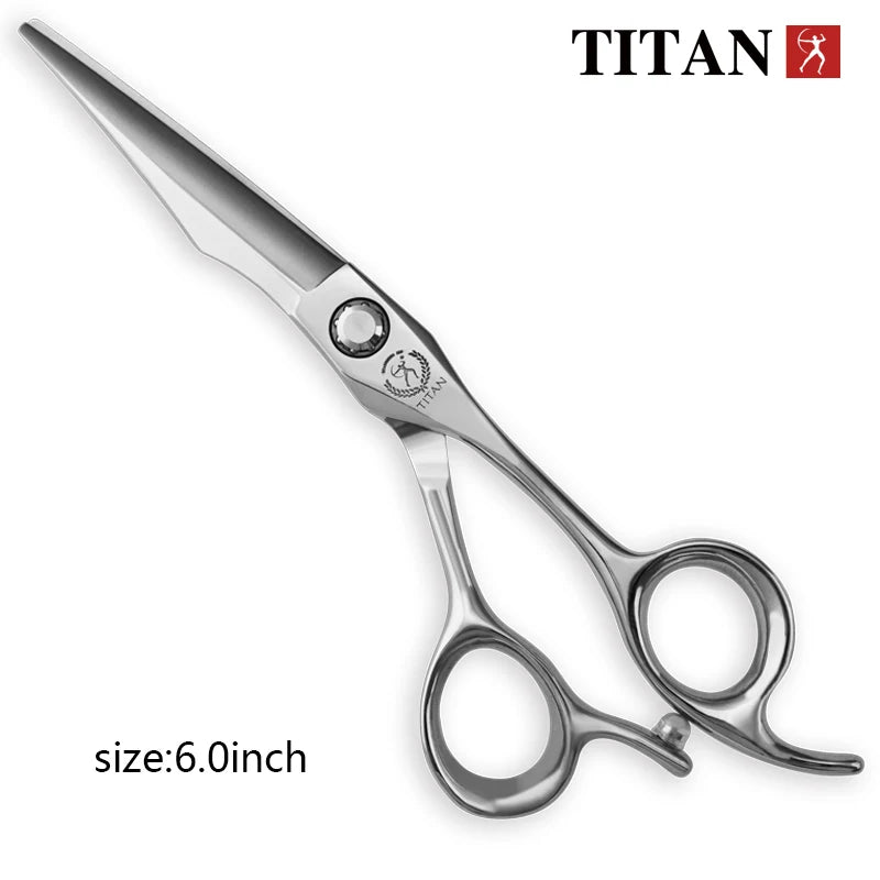TITAN Professional hair scissors set   hairdressing salon cutting tools barber shears 6.0inch