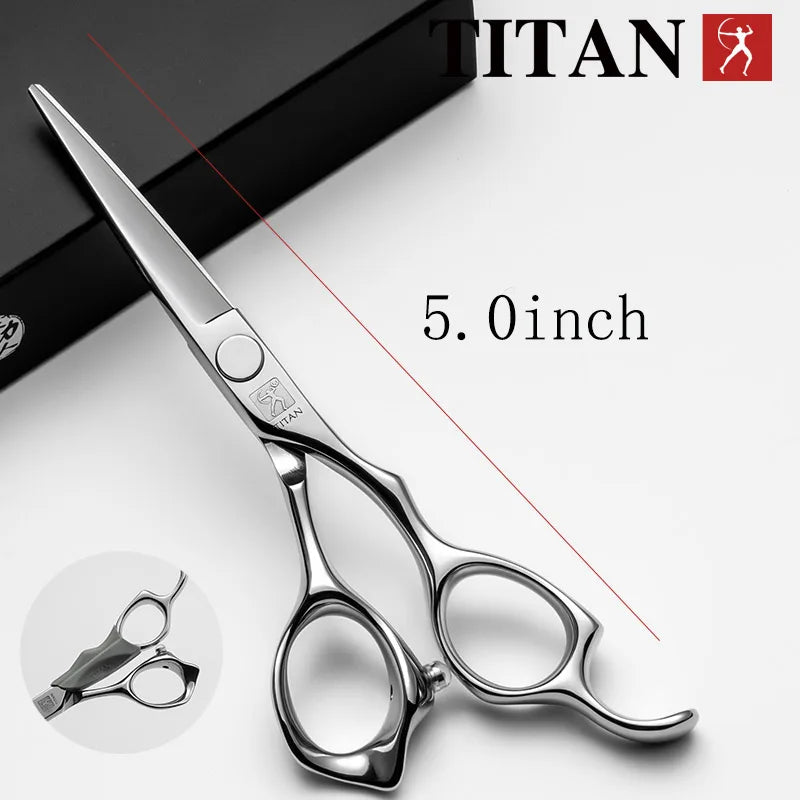 Hikari Titan Professional Japanese Hair Scissors – 440C Steel Cutting & Thinning Shears, 5.0–6.5”