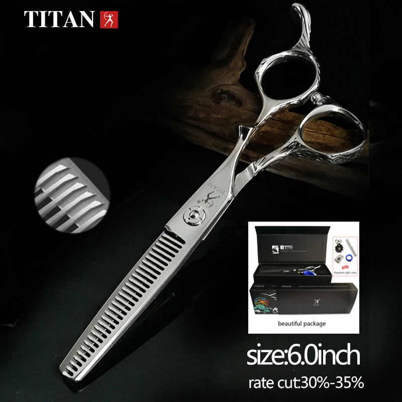 Hikari Titan Professional Japanese Hair Scissors – Cutting & Thinning Shears for Barbers & Hairdressers