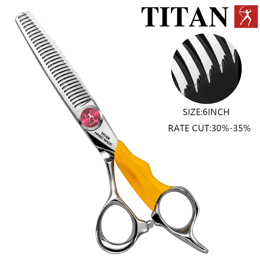 Hikari Titan Professional Japanese Hair Scissors – 6.0” Cutting & Thinning Shears