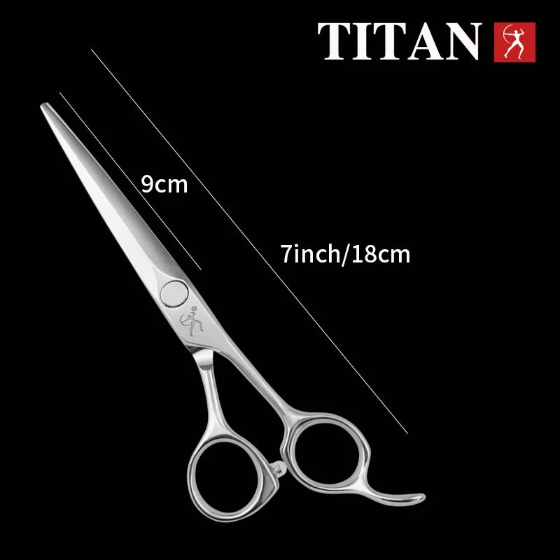 Hikari Titan Professional Japanese Hair Scissors – 440C Steel Cutting & Thinning Shears, 5.5–6.5”
