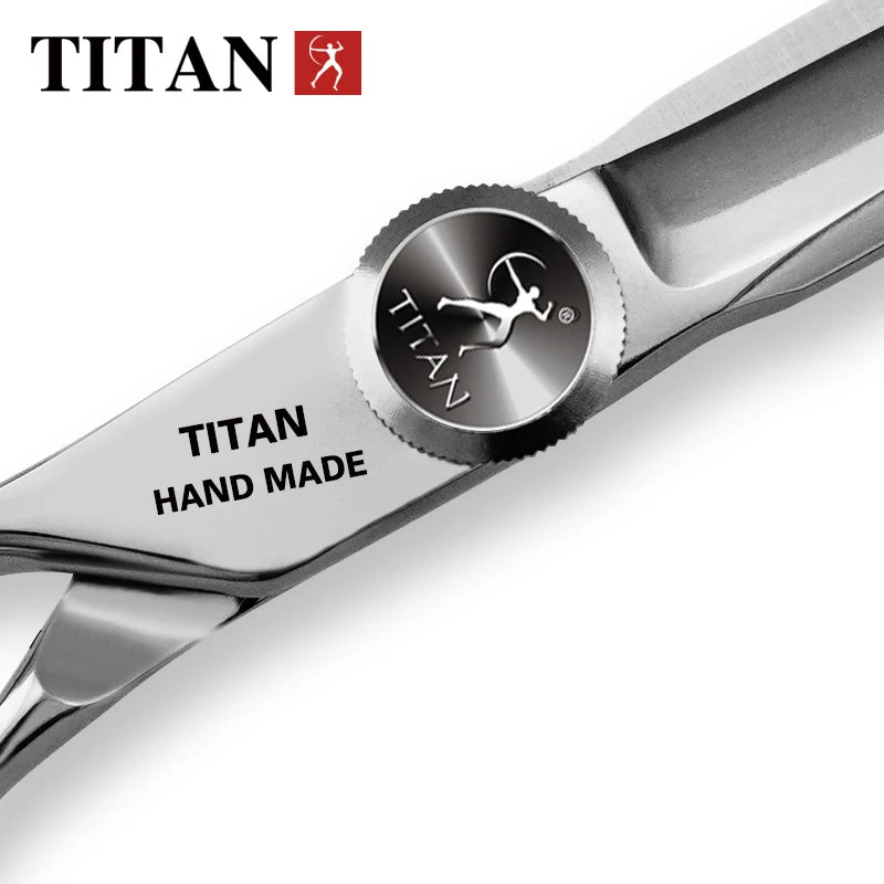 Hikari Titan Professional Japanese Scissors – Left-Handed Cutting & Thinning Shears