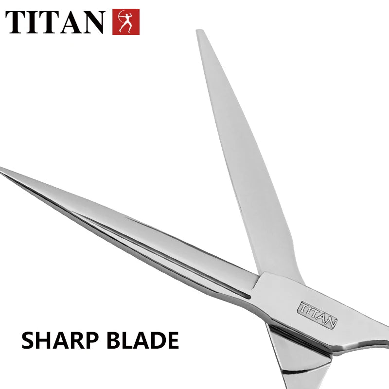 TITAN professional barber scissors hairdressing cut hair shear high-end vg10 steel 6inch